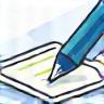 Icône de blog et articles