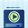 Icône de webinaire et tutoriels vidéo